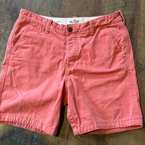Men's Hollister size 32 pink cargo shorts Clearance ￼